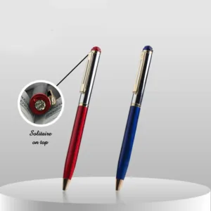Metal Ball Pen Star Gold